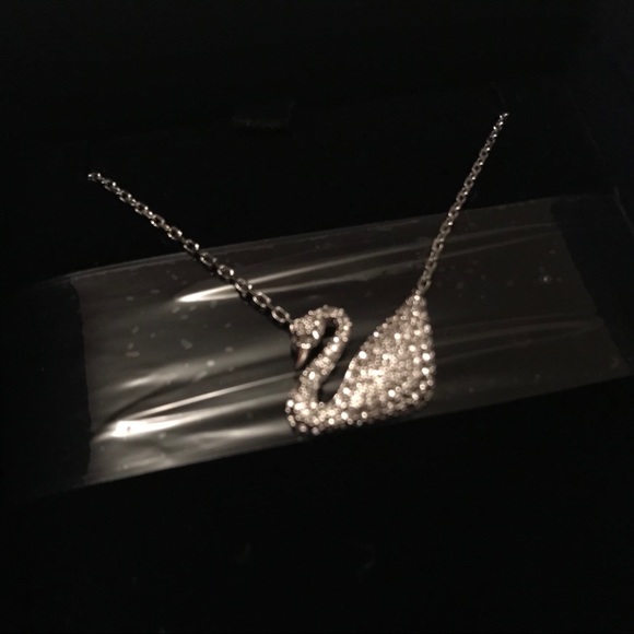 Swarovski Swan Necklace - Picture 2 of 2